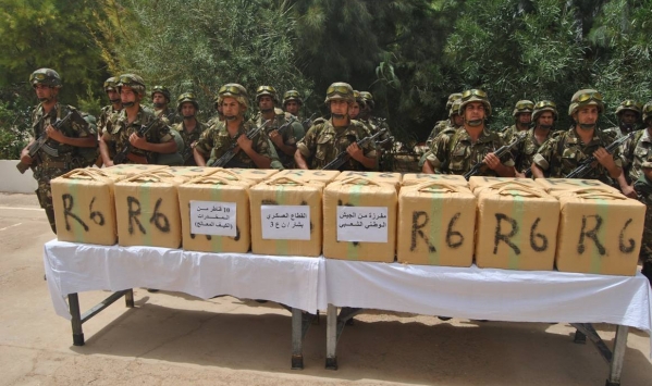 حجز كمية كبيرة من الكيف المعالج في بشار