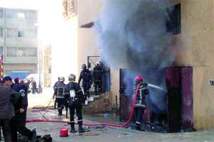 مجهولون يضرمون النار في محلات يقطنها أفارقة بأم البواقي