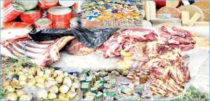 حجز أزيد من ثلاثة أطنان من المواد الغذائية الفاسدة في عين الدفلى