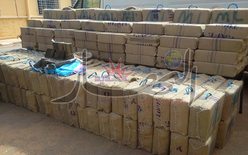 حجز 4 قناطير من القنب الهندي المعالج بولاية تلمسان