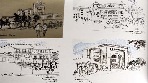 La galerie El-Yasmine à l'ombre des oliviers