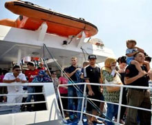 Cherchell-Alger en bateau