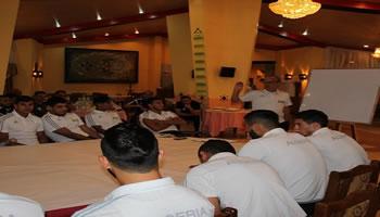 Fin de la première partie du stage