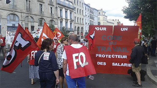 Contestation de la loi travail en France