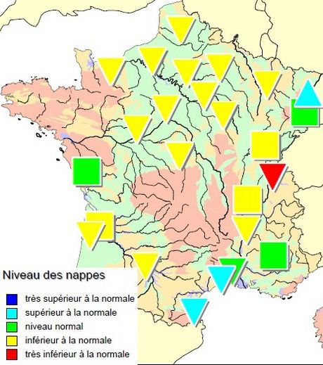 Planète - France : deux tiers des nappes phréatiques manquent d'eau