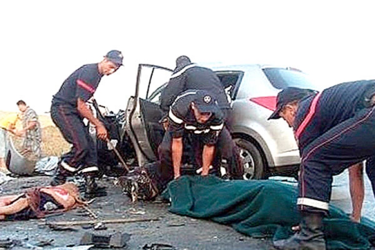 وفاة خمسيني وإصابة أربعة في حاديث مرور -بوعريريج