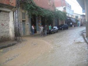 Lemroudj, pluie torrentielle et grêle