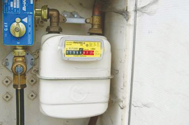Des compteurs de gaz de ville et d'électricité volés