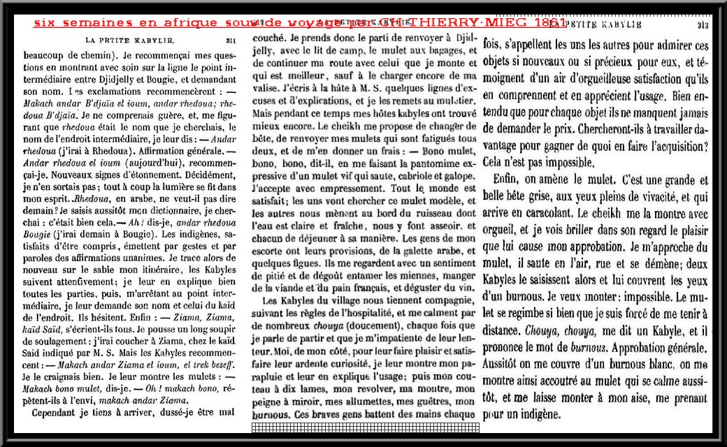 Six semaines en afrique (souv de voyage)