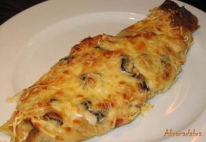 Crêpes aux Champignons et au Fromage