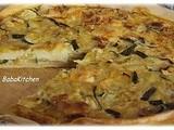 Quiche au courgette et fromage de Chèvre