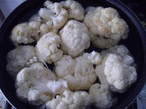 Quiche au chou-fleur et à la viande hachée