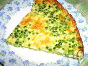 Gâteau de Petits pois au Fromage