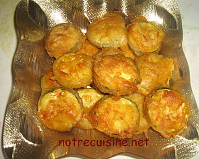 Beignets de Courgettes au gruyère