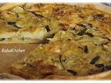 Quiche au courgette et fromage de Chèvre