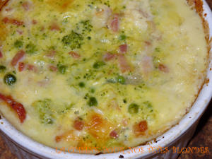 Gâteau de Petits pois au Fromage