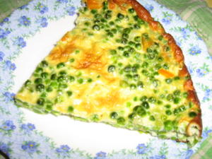 Gâteau de Petits pois au Fromage