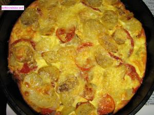 Gratin de pomme de terre-Oignon-Tomate