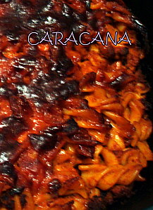 Pomme de terre gratinée aux merguez et au fromage