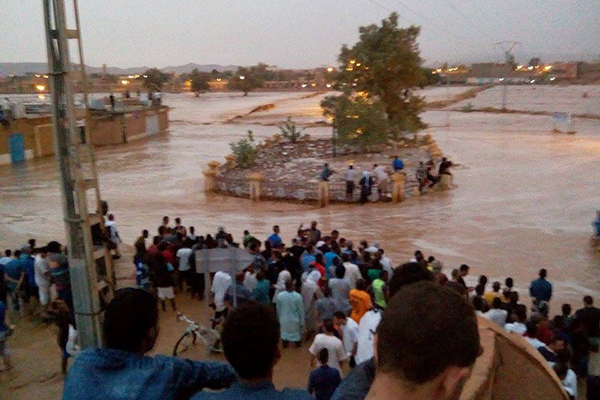 أمطار طوفانية تهدم مساكن ومرافق بتمنراست