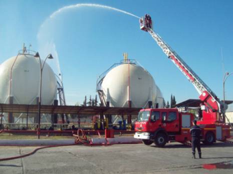 Tlemcen - Les pompiers en exercice