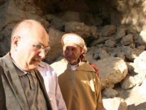 Nekmaria (Mostaganem) - Gilbert Meynier auprès des Ouled Ryah