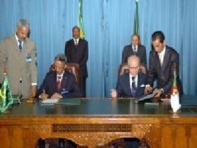 L'Algérie et la Mauritanie signent 5 accords de coopération