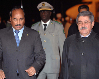 الرئيس الموريتاني بالجزائر