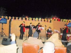 Timimoun - Concert baroque à Tinerkouk: L'ensemble Fioretto illumine le désert