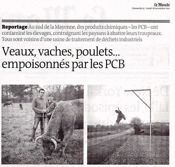 Planète - Stop à la pollution au PCB en Mayenne (France)