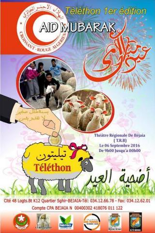 الهلال الأحمر ببجاية ينظم اول تليتون خاص باضحية العيد