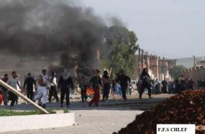 Les Jeunes de CHETTIA manifestations de nouveau
