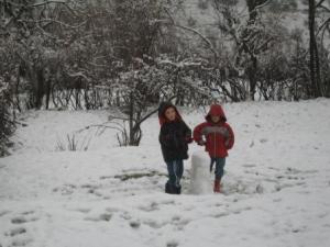 Lemroudj, la neige est de retour