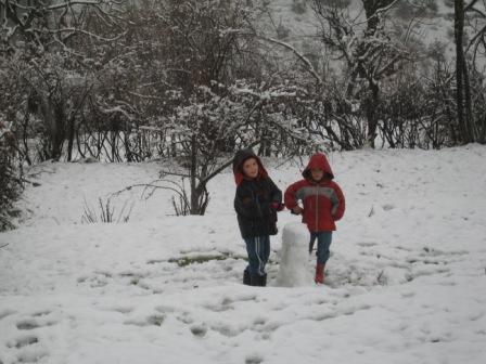 Lemroudj, la neige est de retour