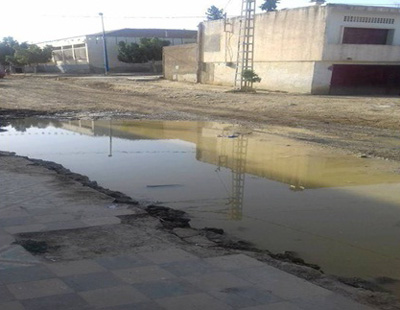 تسربات تقلق سكان حي التجزئة بالزبوجة بالشلف