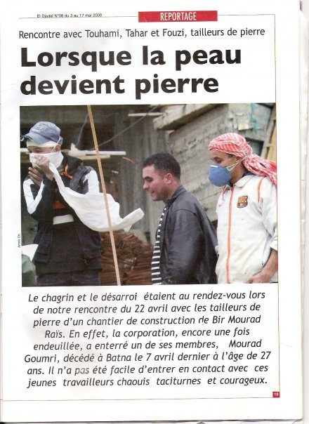 Tkout ( Batna) - Une 80e victime de la silicose à Chenaoura