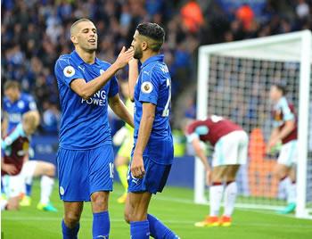 Slimani et Mahrez brillent