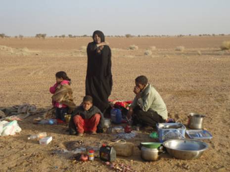 11 000 maliens fuient  vers l' Algérie