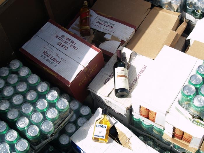 حجز 404 قارورة خمر وفرار المشتبه فيهم بمعسكر