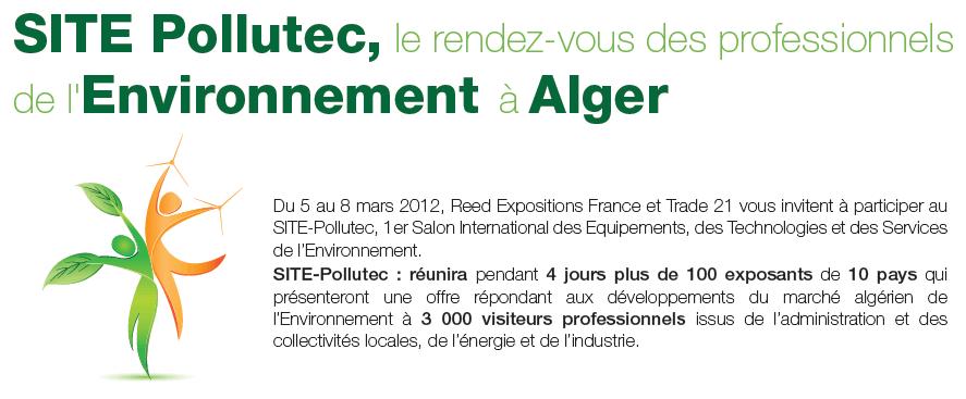 Alger - Environnement: Pollutec a ouvert ses portes hier