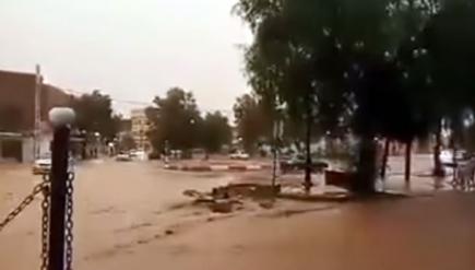 أمطار طوفانية تتسبب في مقتل شخصين بمشرية بالنعامة