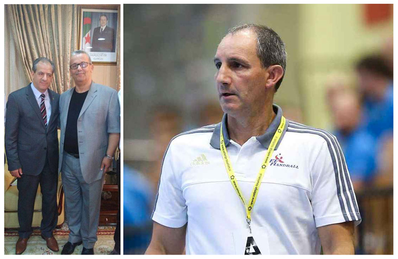 ابراهيم بوناظر أمين خزينة الاتحادية و رئيس رابطة وهران لكرة اليد