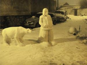 Des artistes naissent sous la neige