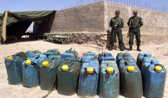 حجز 1600 لتر من الوقود موجهة للتهريب بتبسة