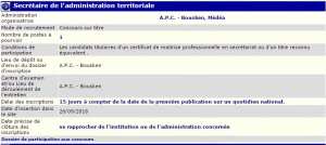 توظيف ببلدية بوسكن ولاية مدية (امين للادارة الاقليمية)