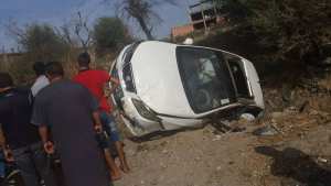 إصابة 7 أشخاص في حادث انحراف سيارة بكناندة بغليزان