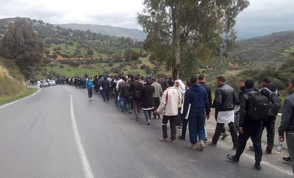 مسيرة بجاية تطالب بالتراجع عن إلغاء التقاعد النسبي