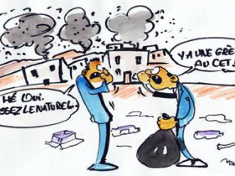 Environnement à Biskra - Grève au centre d'enfouissement technique (CET)