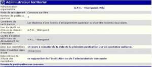 توظيف ببلدية تيبرقنت ولاية ميلة (متصرف اقليمي)