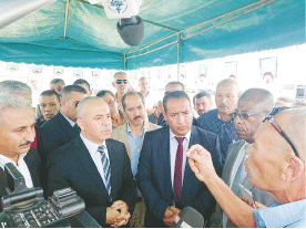 والي عنابة في زيارته الميدانية لبلدية العلمة